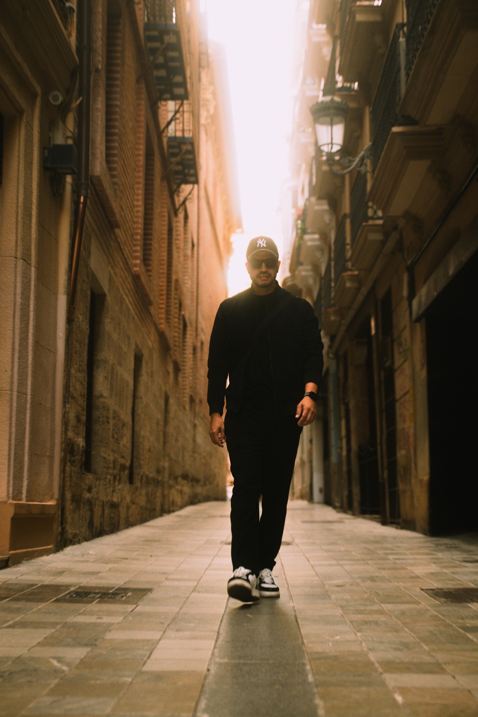 Valencia · callejón de luz